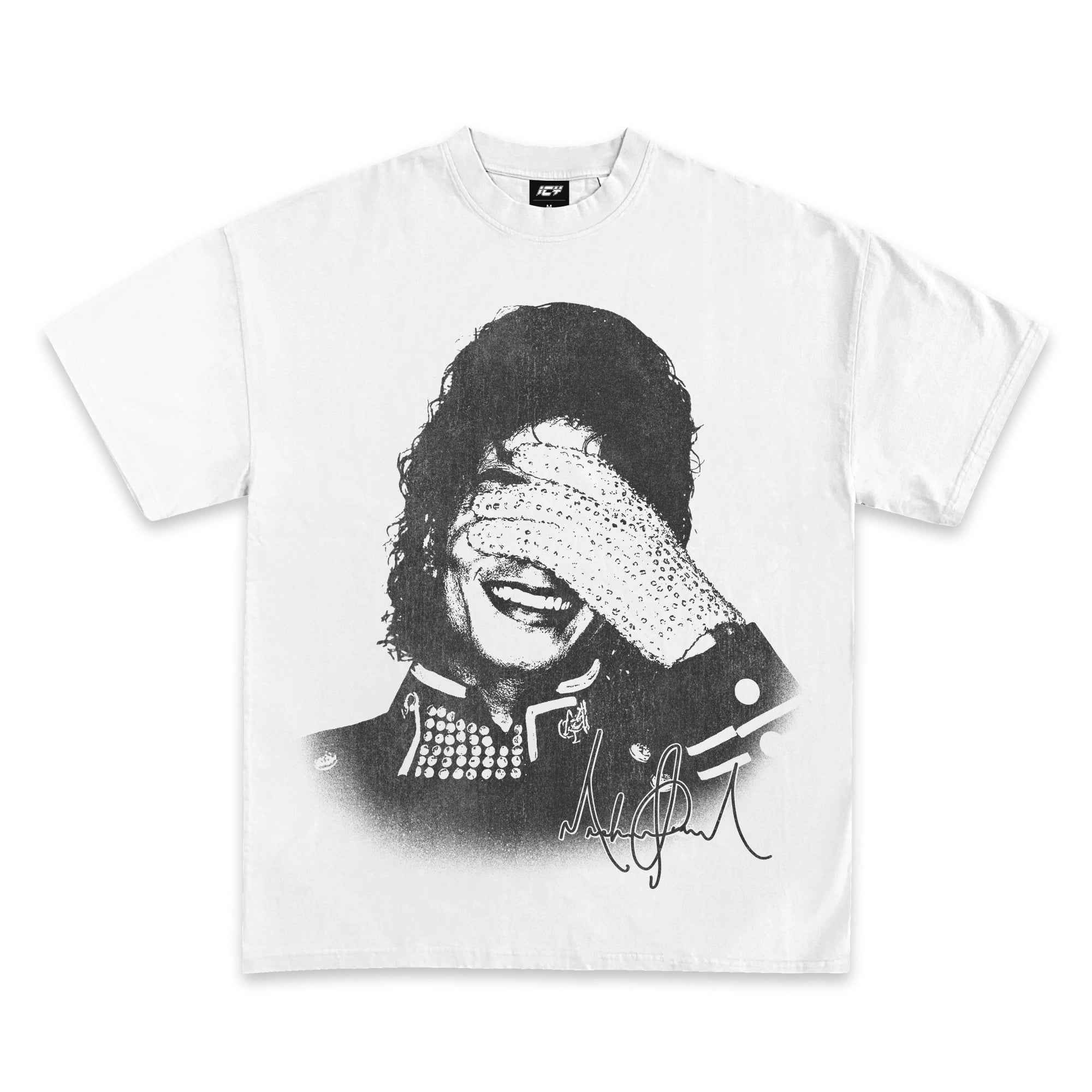 Michael Jackson Monochrome Graphic T-Shirt