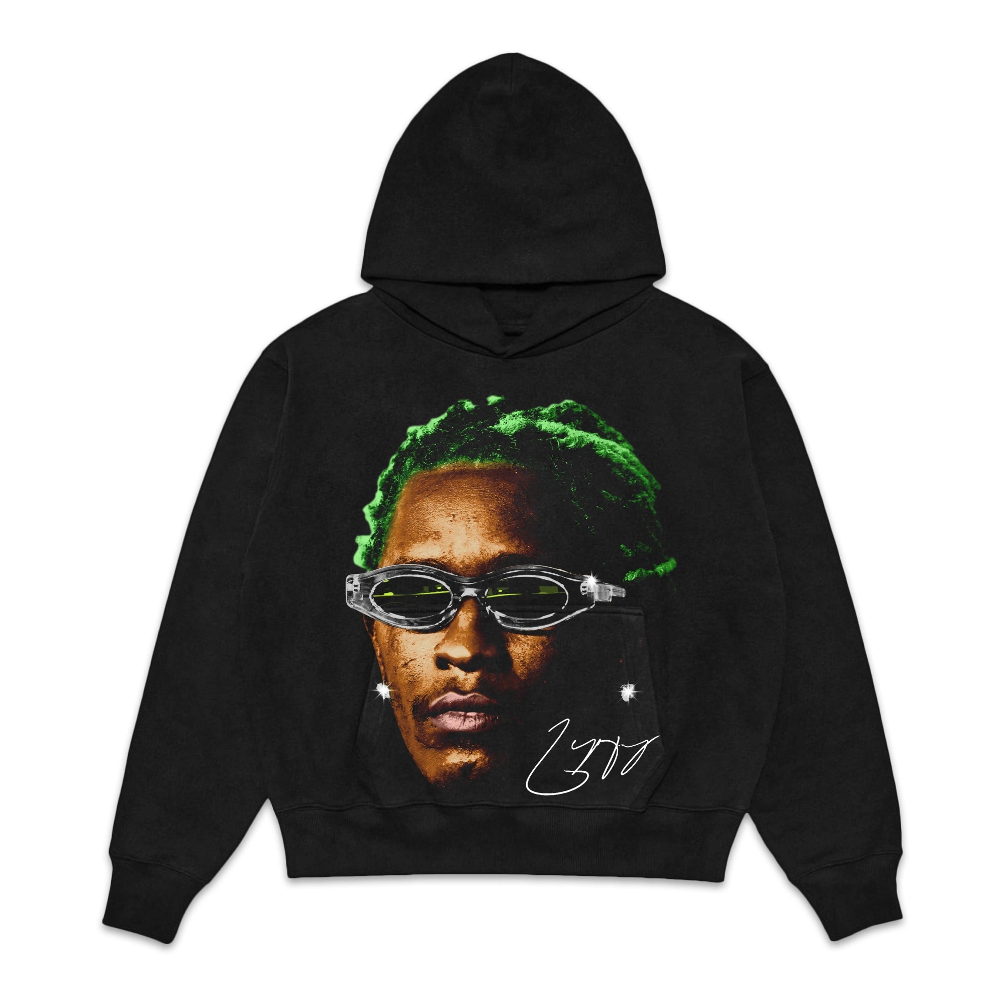young thug  パーカー Young Thug Jumbo Fleece Graphic Hoodie
