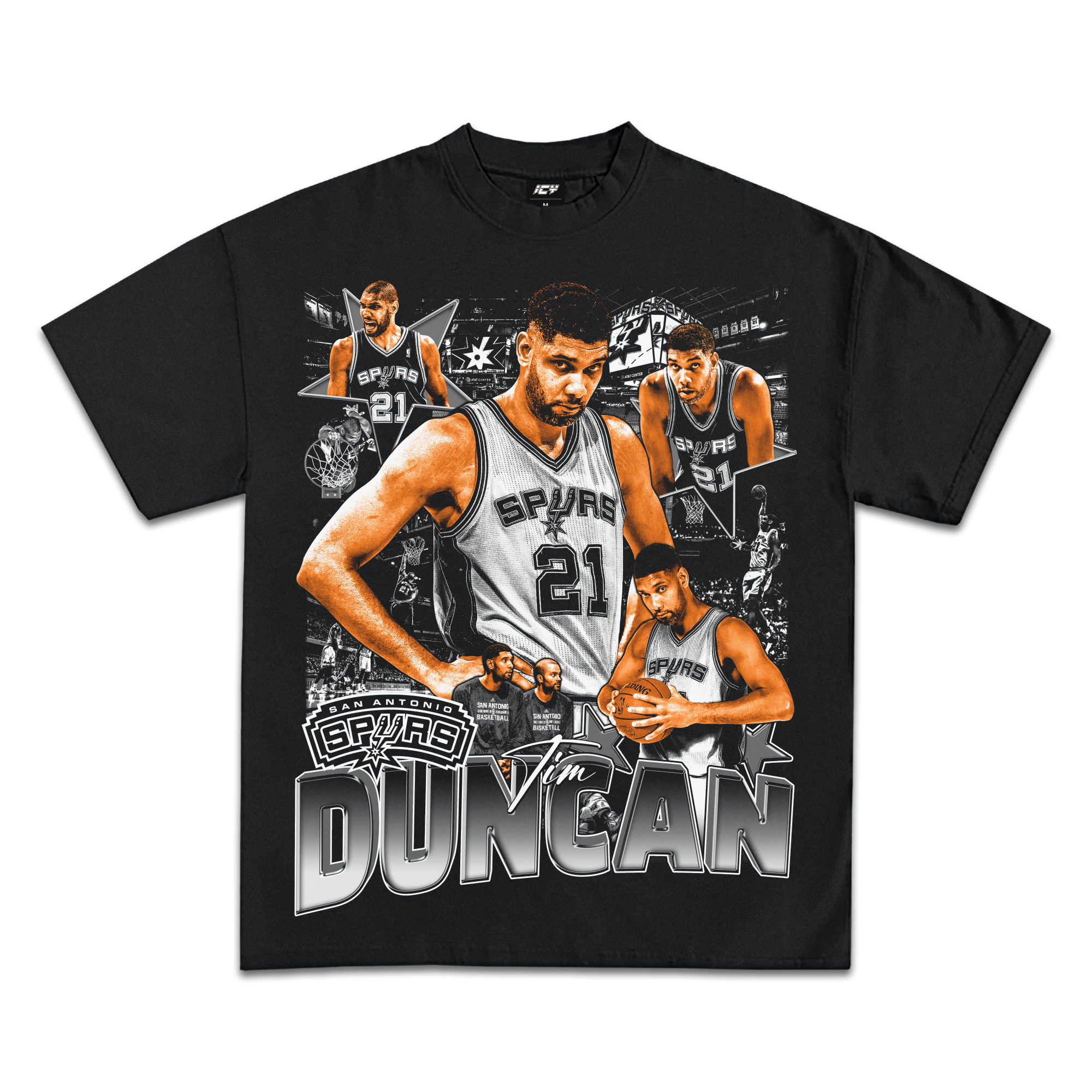 Tim Duncan San Antonio Spurs Graphic T-Shirt