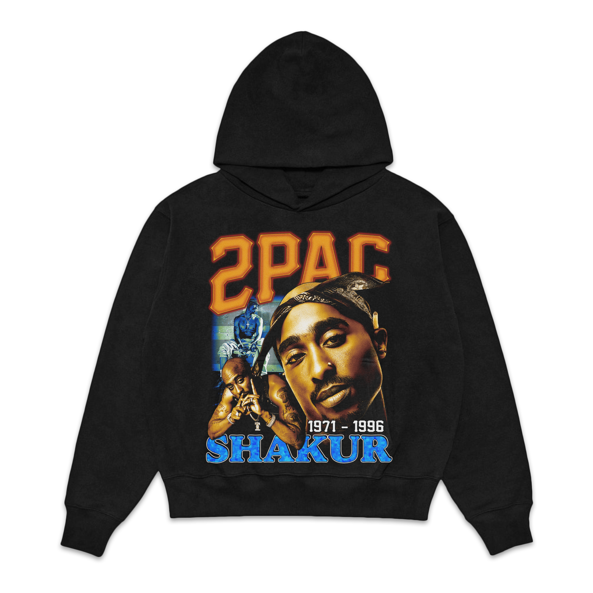 Tupac Shakur Graphic Fleece Hoodie