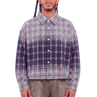 Cropped Designer Flannel Shirt