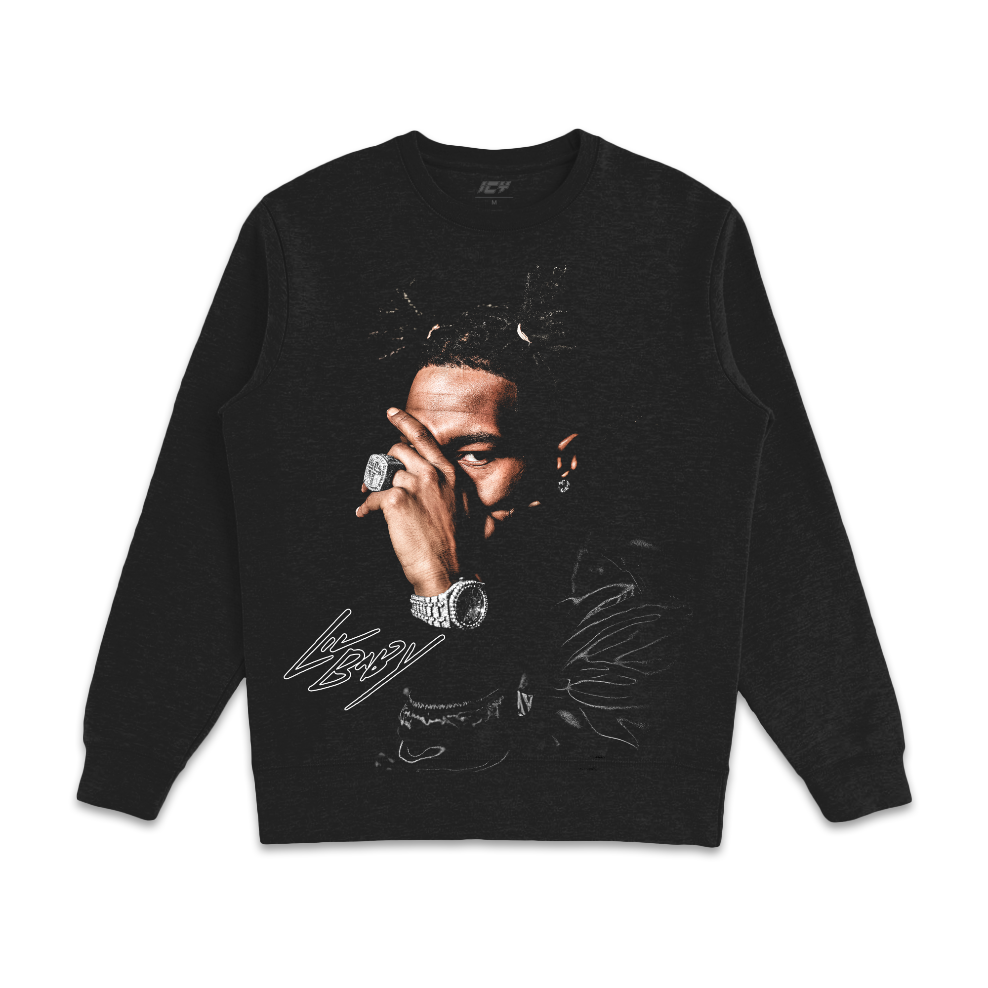 Lil Baby Icy Exclusive Graphic Crewneck Sweatshirt