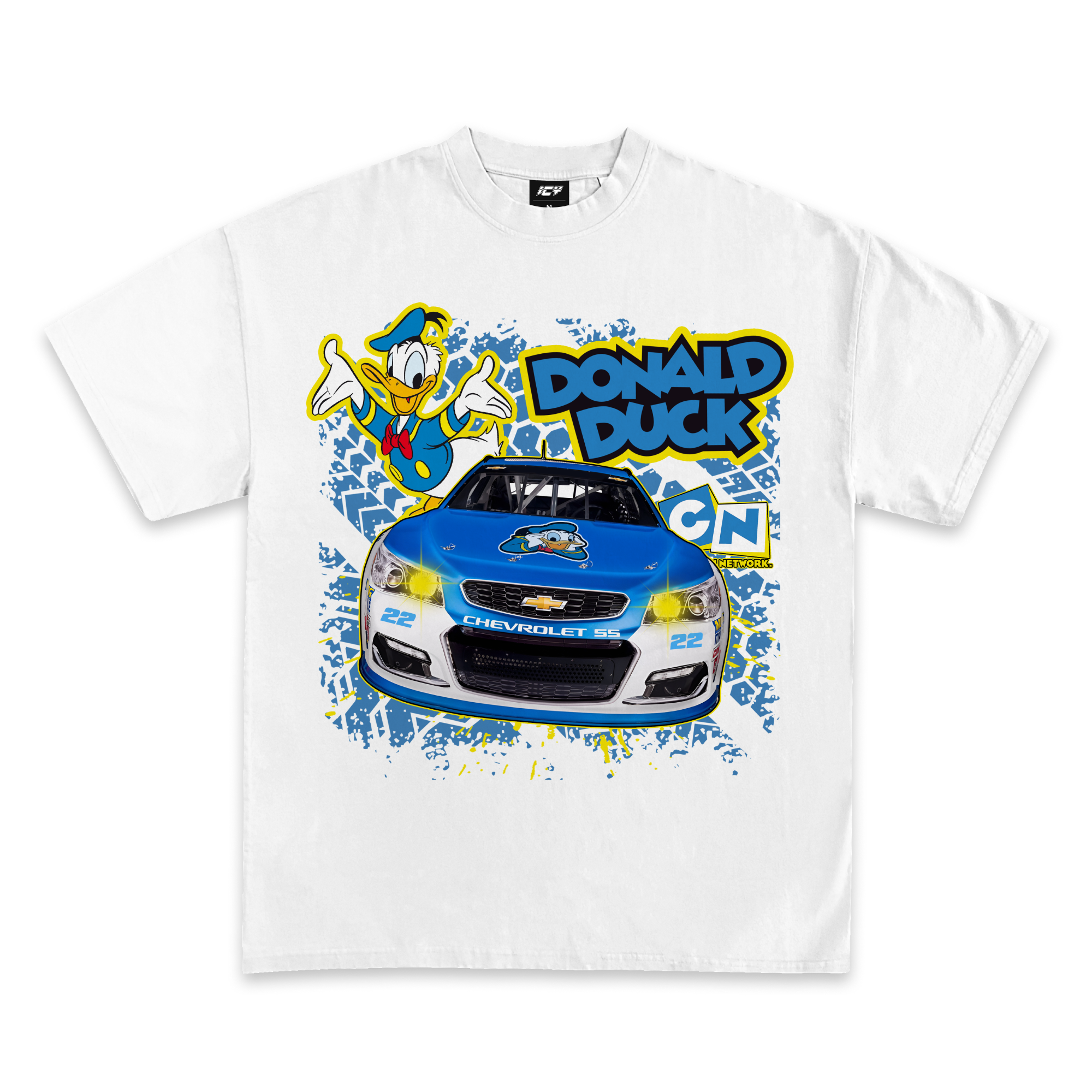 NASCAR Donald Duck Cartoon Network Racing T-Shirt