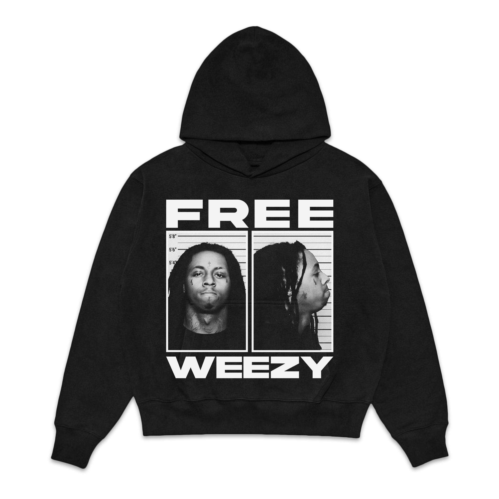 Lil Wayne "Free Weezy" Jumbo Fleece Hoodie