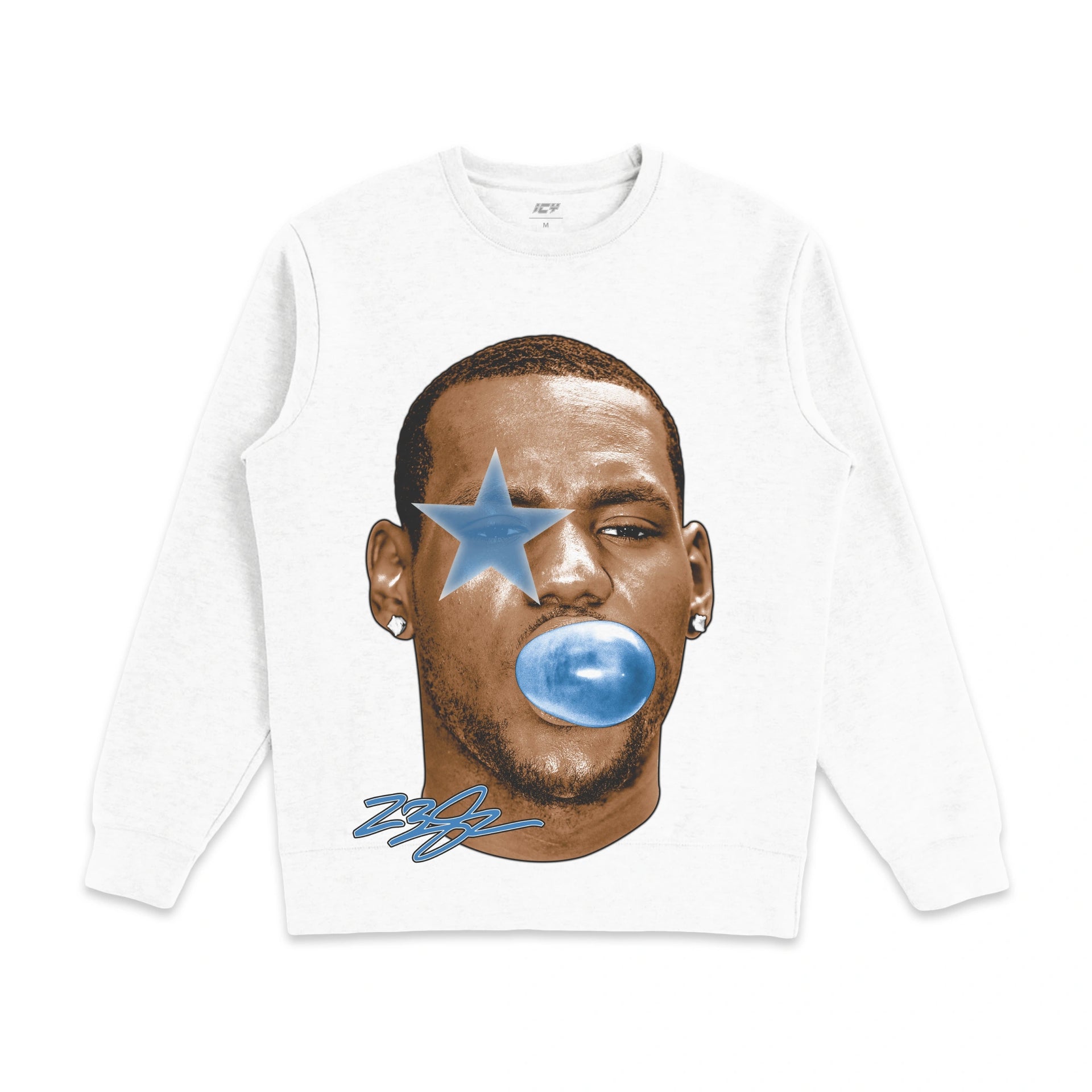 Lebron James Bubble Gum Graphic Crewneck Sweatshirt