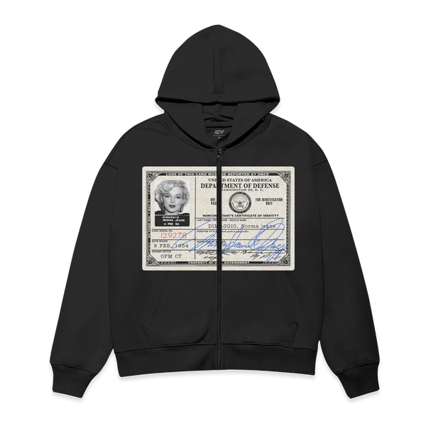 Marilyn Monroe Graphic Full Zip Hoodie