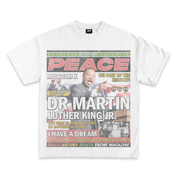 Martin Luther King Jr Peace Graphic T-Shirt