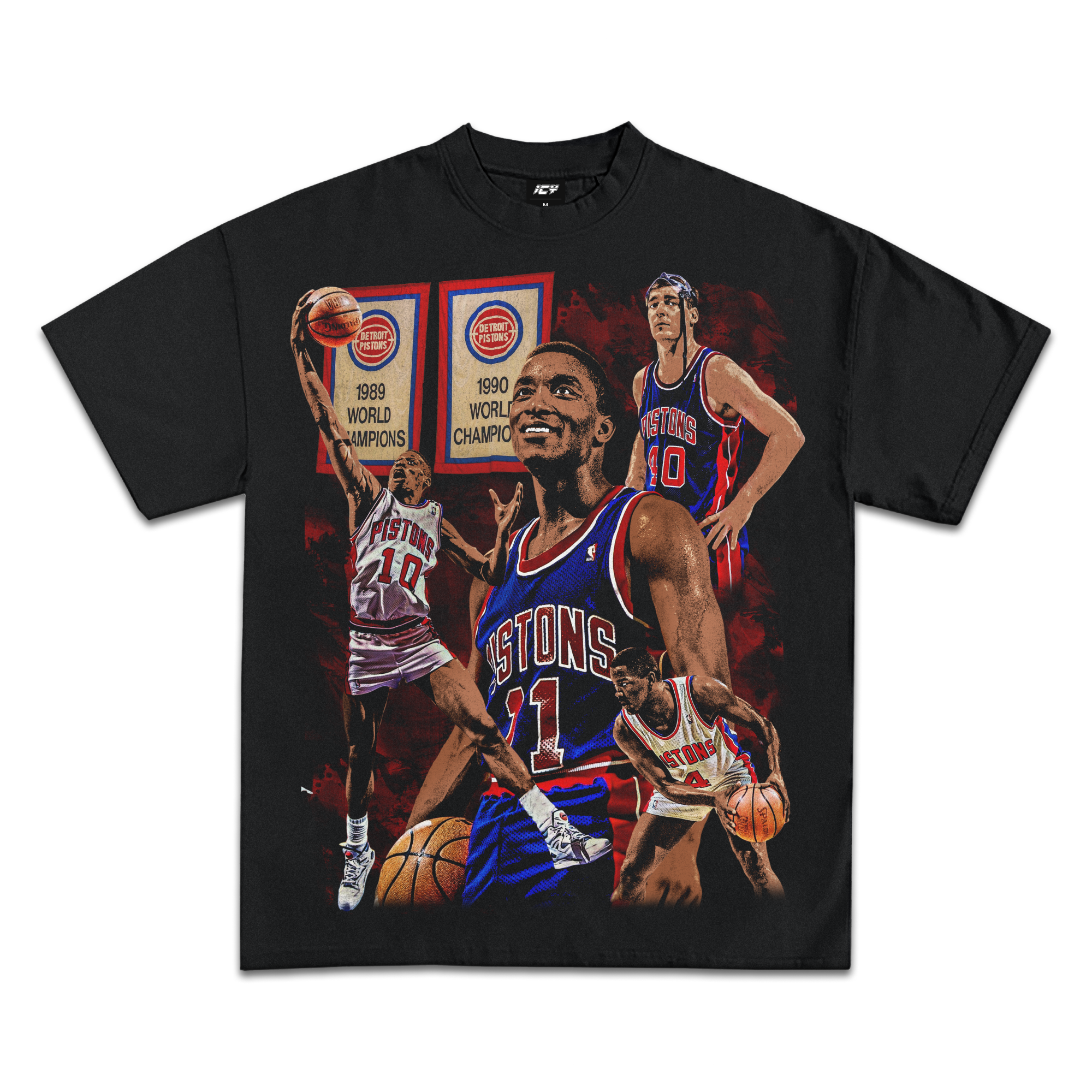 1989 Detroit Pistons Bad Boys Graphic T-Shirt