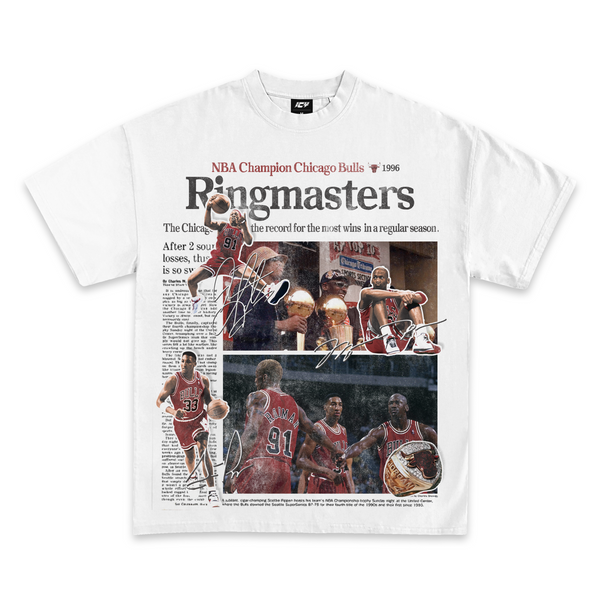 Mitchell And Ness Men NBA Chicago Bulls NBA Finals 1996 Tee