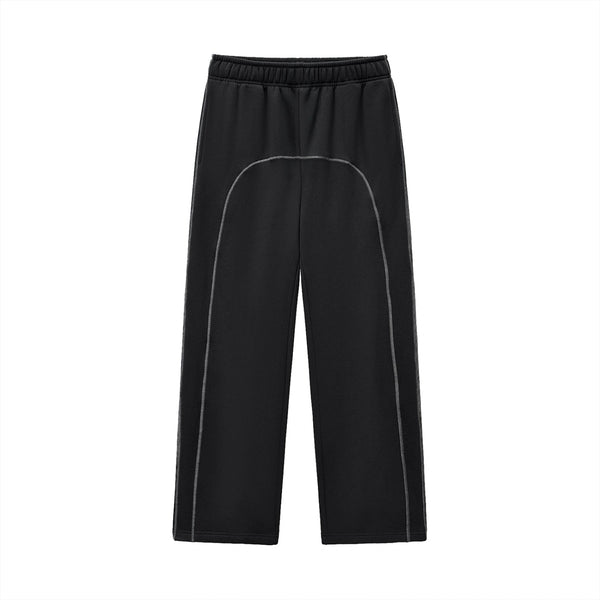 Stitched Fleece Baggy Sweatpants