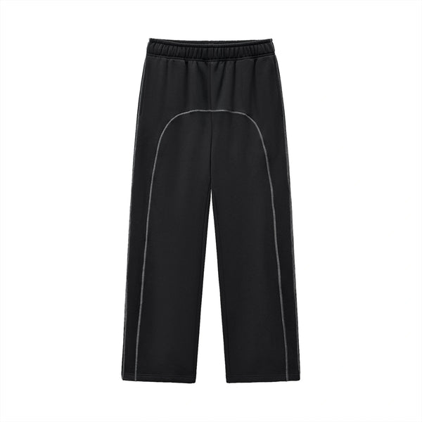Stitched Fleece Baggy Sweatpants