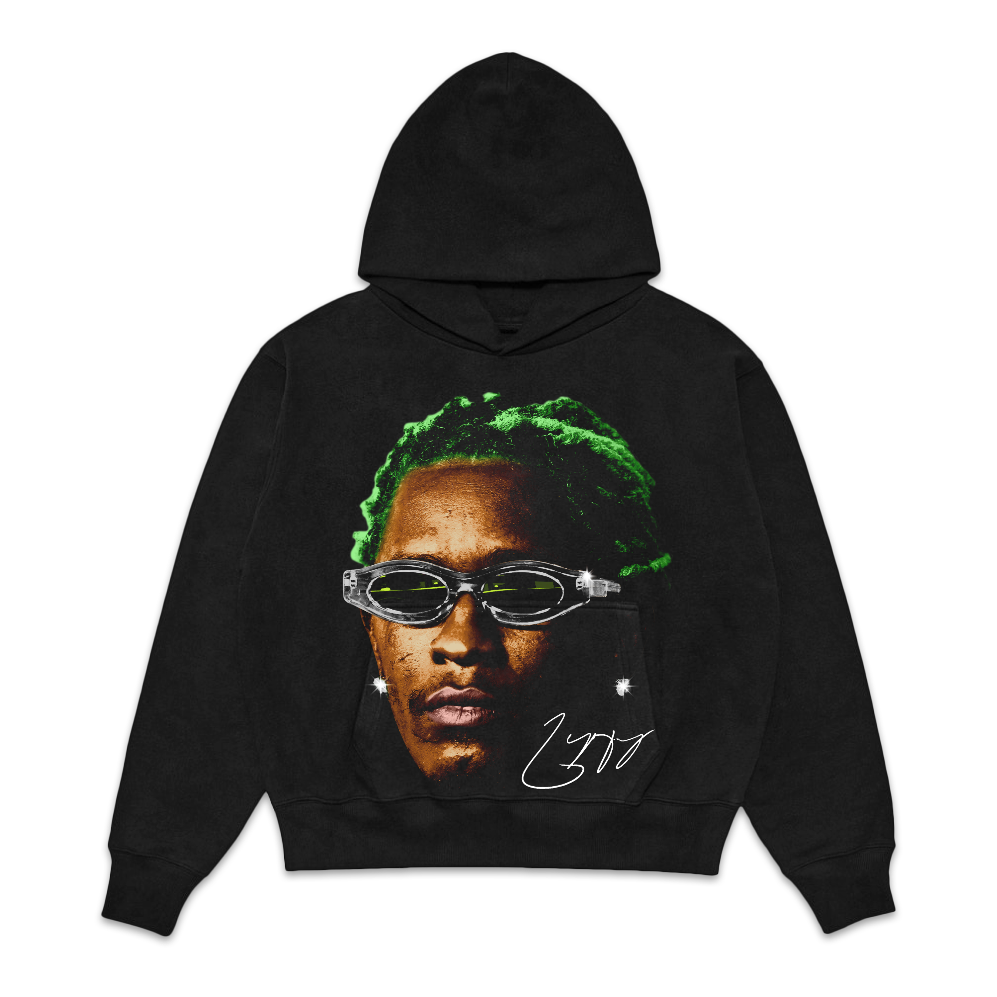 Young Thug Jumbo Fleece Graphic Hoodie