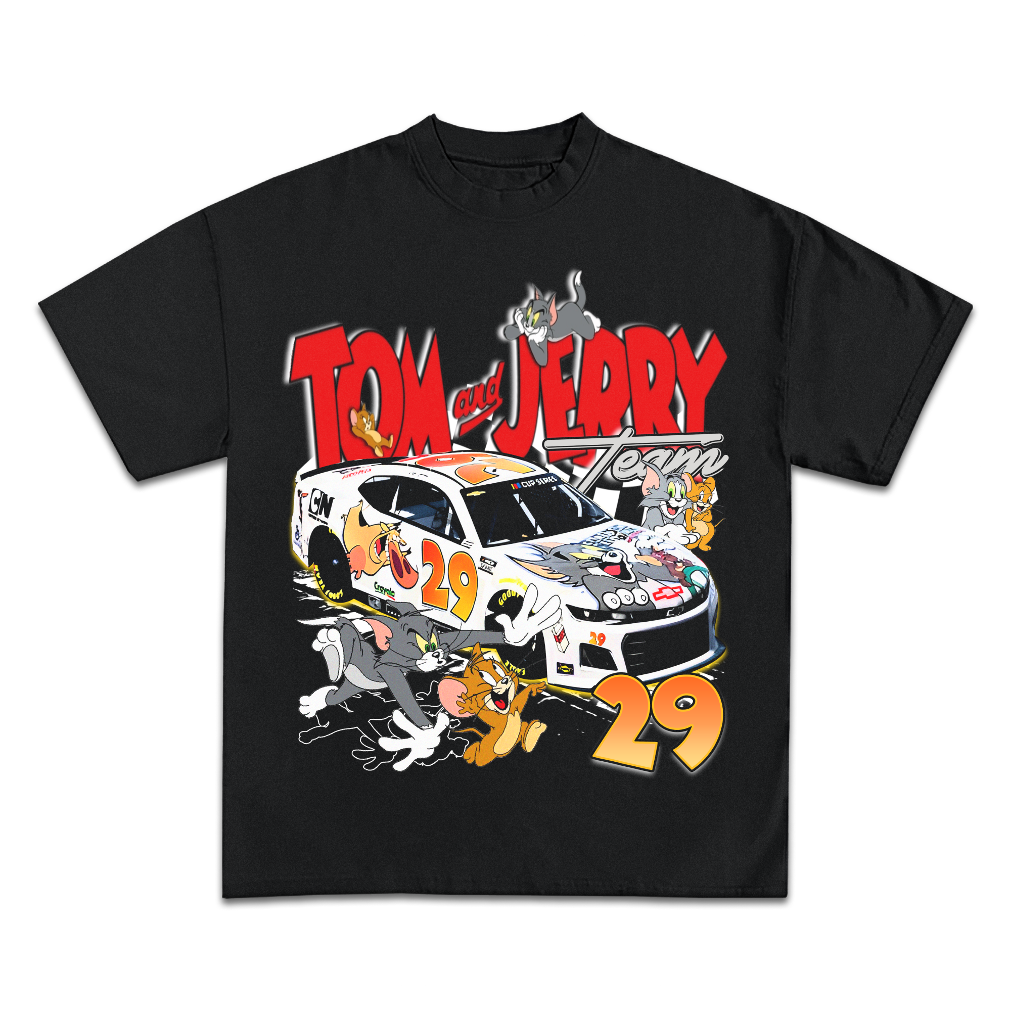 NASCAR Tom & Jerry Cartoon Network Racing T-Shirt