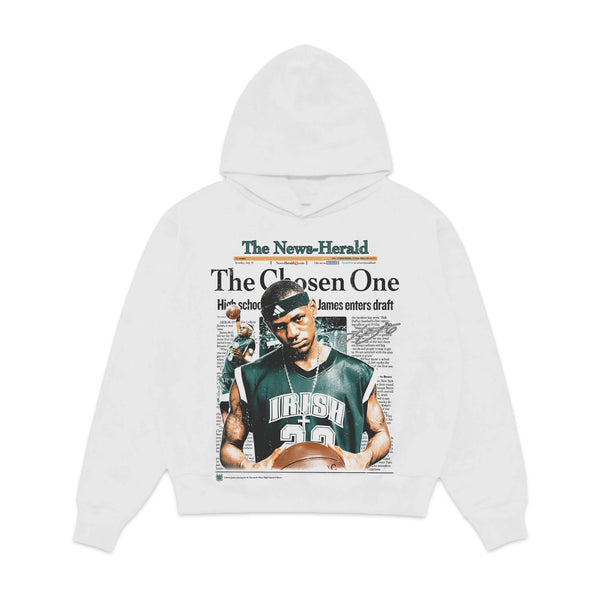 2002 Lebron James "The Chosen One" Fleece Graphic Hoodie