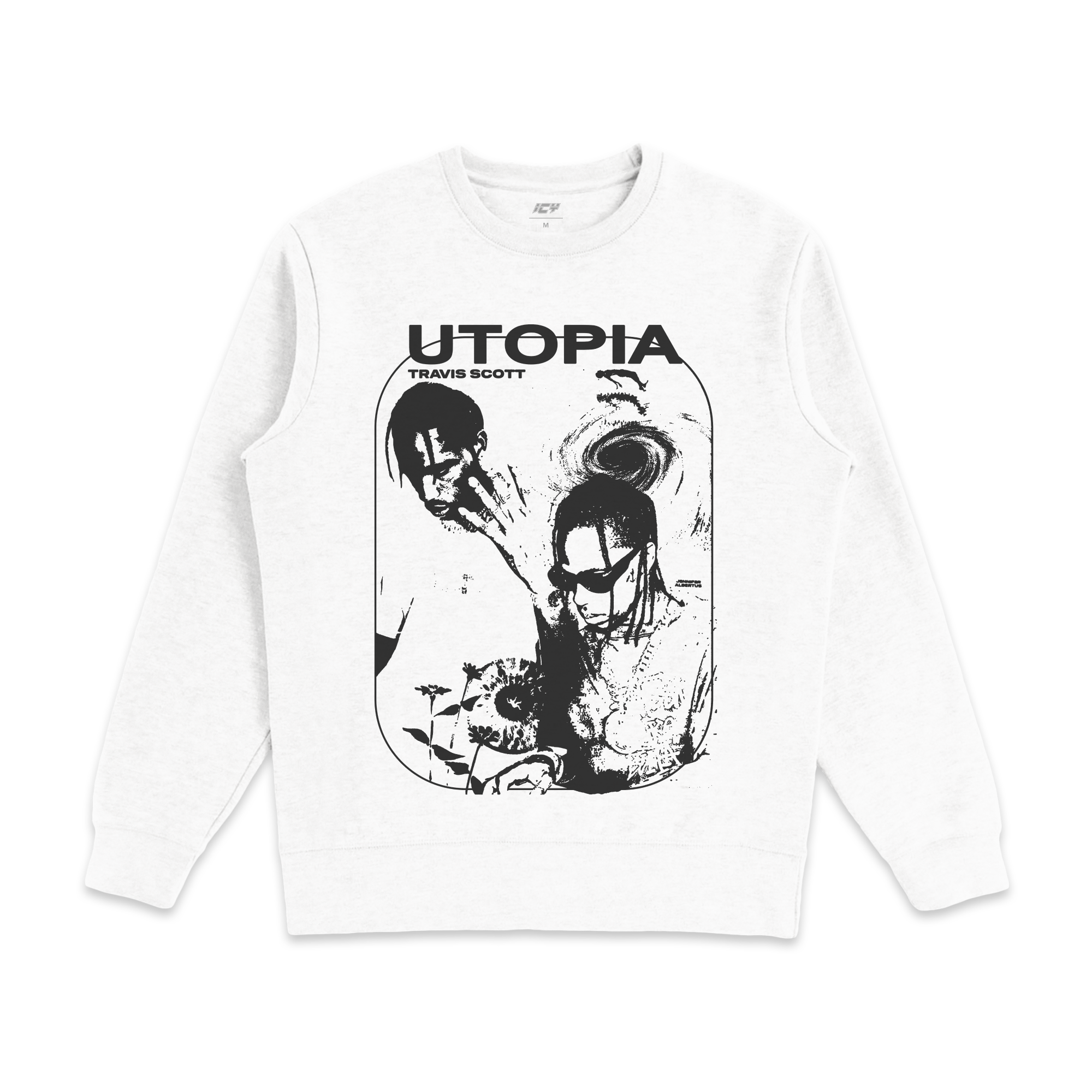 Utopia Travis Scott Graphic Crewneck Sweatshirt