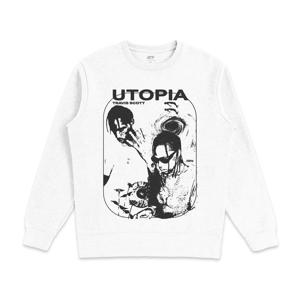 Utopia Travis Scott Graphic Crewneck Sweatshirt