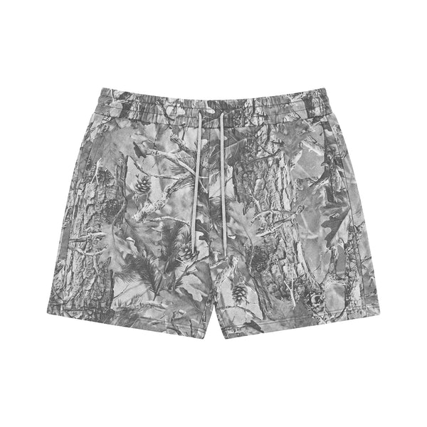 Vintage Grey Wood Camo Shorts