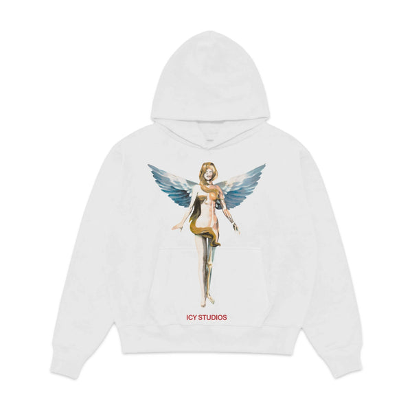 Angel Rebirth Fleece Hoodie Sweatshirt
