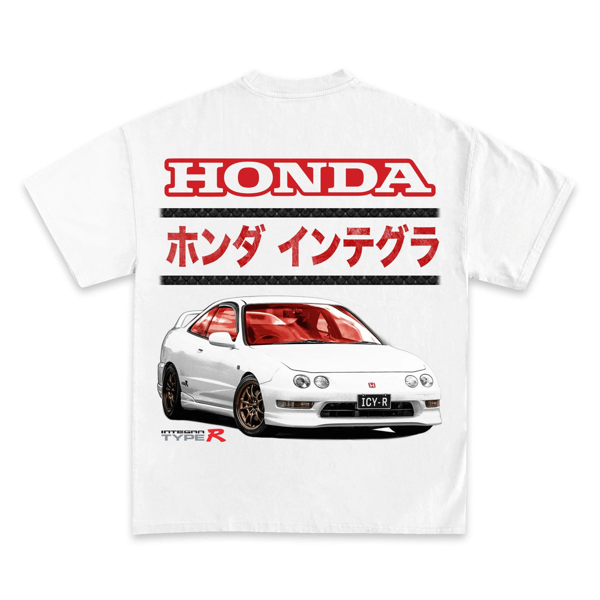HONDA INTEGRA NOTTEGRA Tシャツ Lサイズ HONDA INTEGRA NOTTEGRA Tシャツ Lサイズ Honda公式ウェア＆グッズ