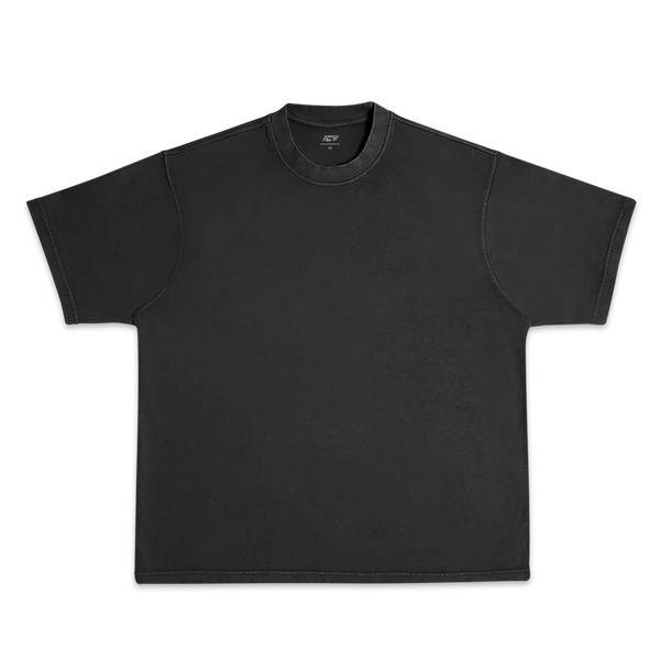 Cropped Heavyweight Blank T-Shirt