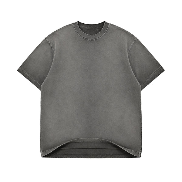 Charcoal Oil Wash Oversized T-Shirt