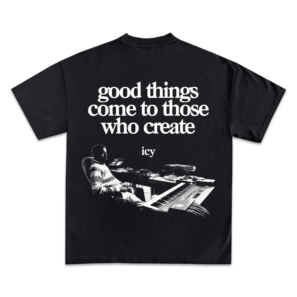 "Create" Icy Exclusive Graphic T-Shirt