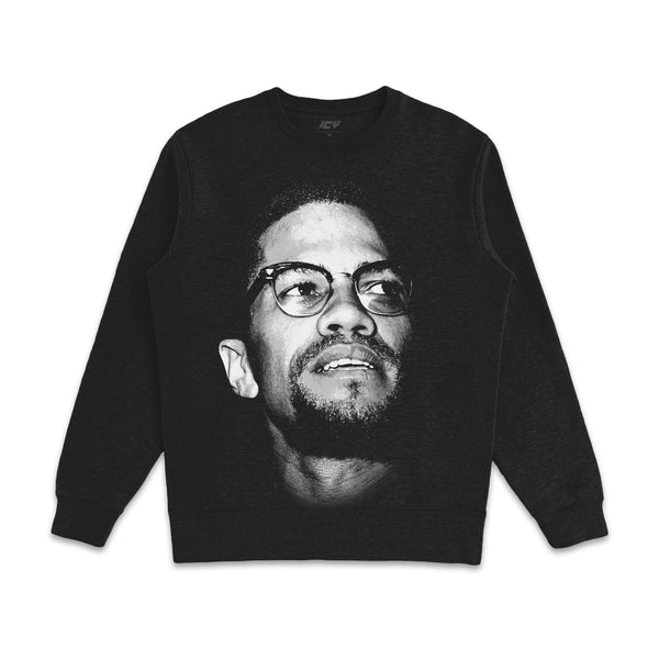 Malcolm X Graphic Crewneck Sweatshirt