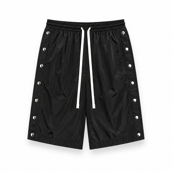 Icy Side Snap Nylon Shorts