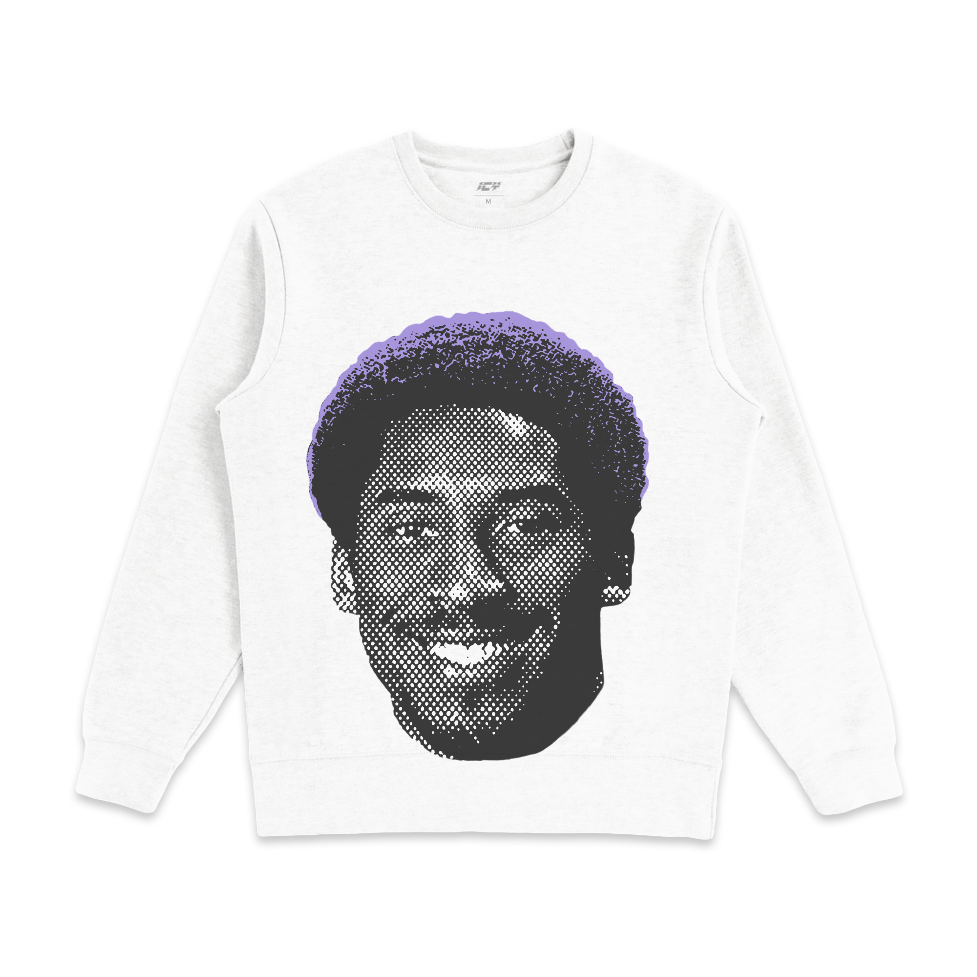 Kobe Bryant Afro Graphic Crewneck Sweatshirt