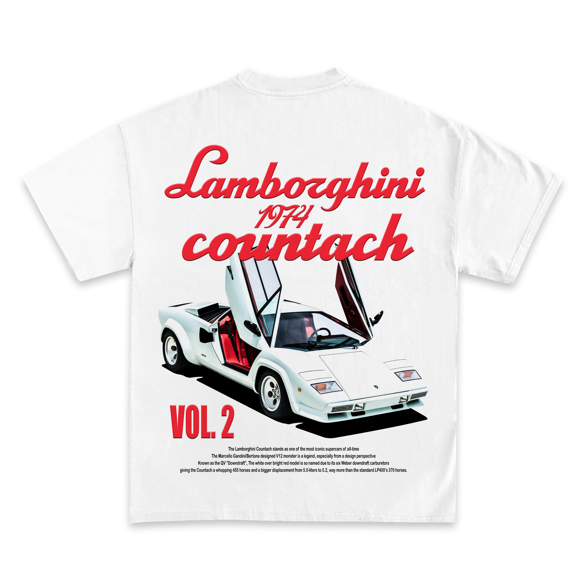 Lamborghini Countach 1974 Graphic T-Shirt