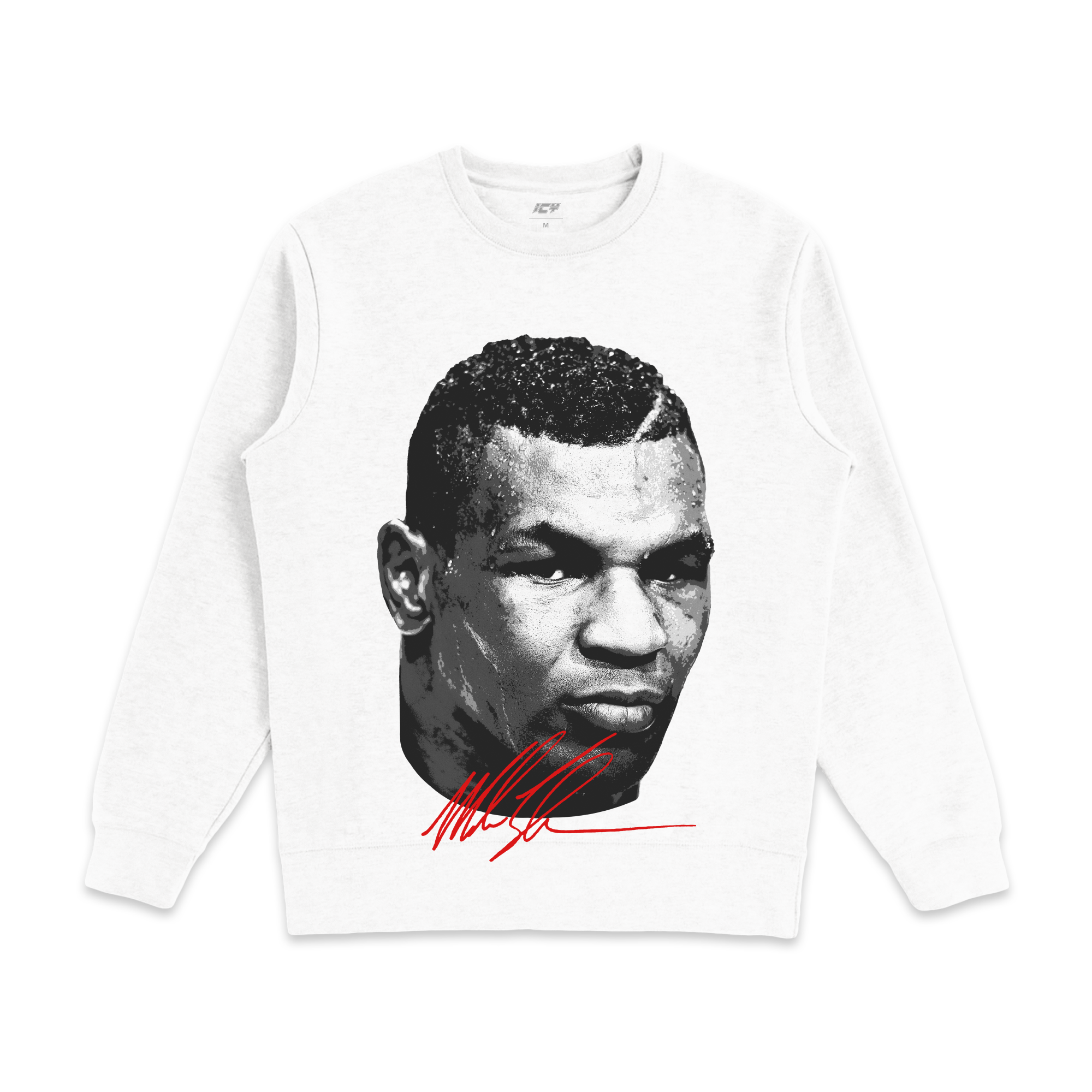 Mike Tyson Jumbo Graphic Crewneck Sweatshirt