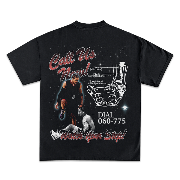 Allen Iverson Ankle Insurance Graphic T-Shirt