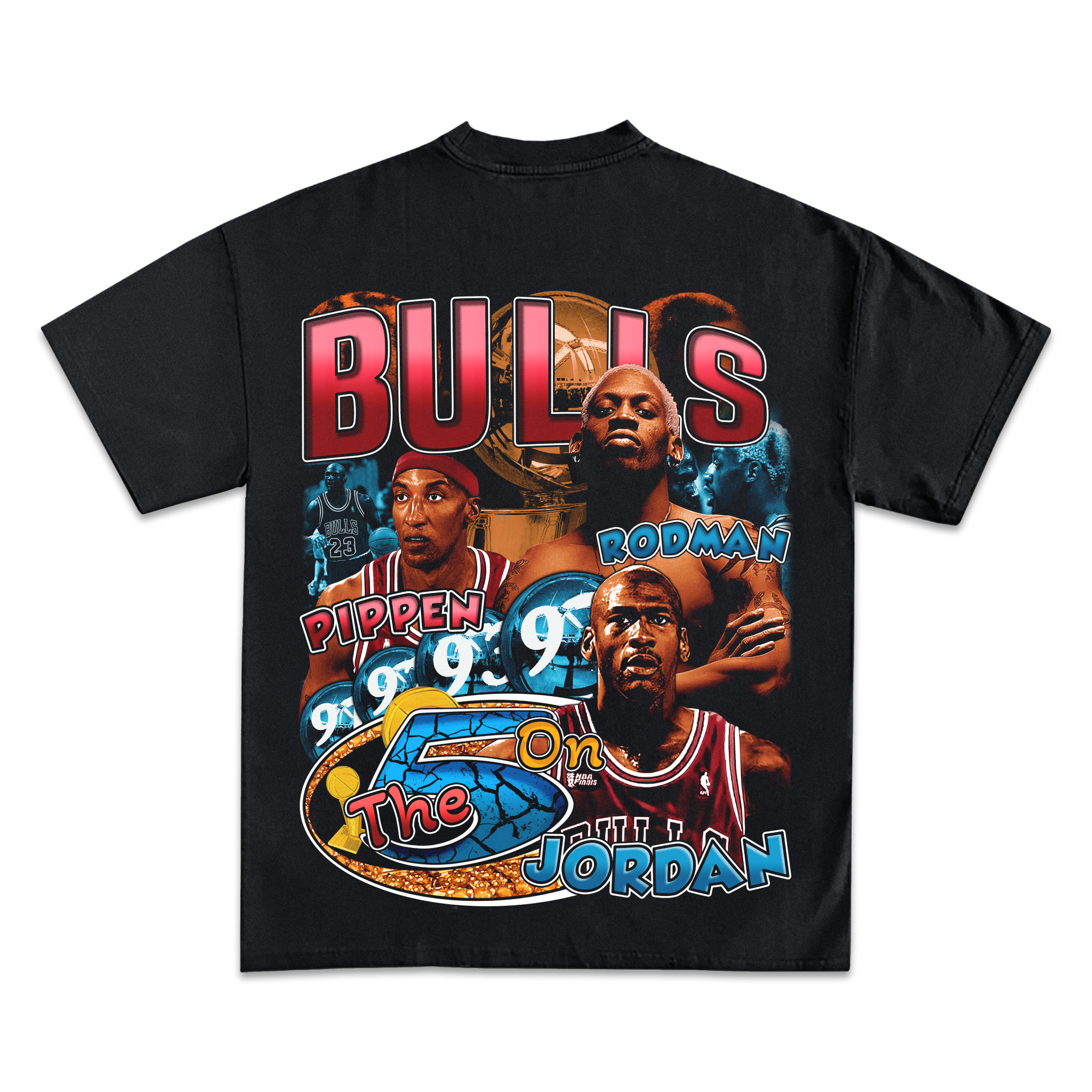 1997 Chicago Bulls Big 3 Graphic T-Shirt