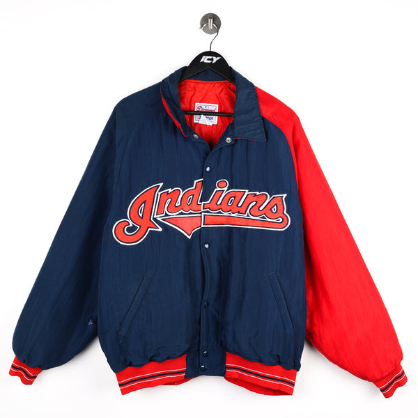 Vintage Starter Cleveland Indians Diamond Collection Jacket - XL