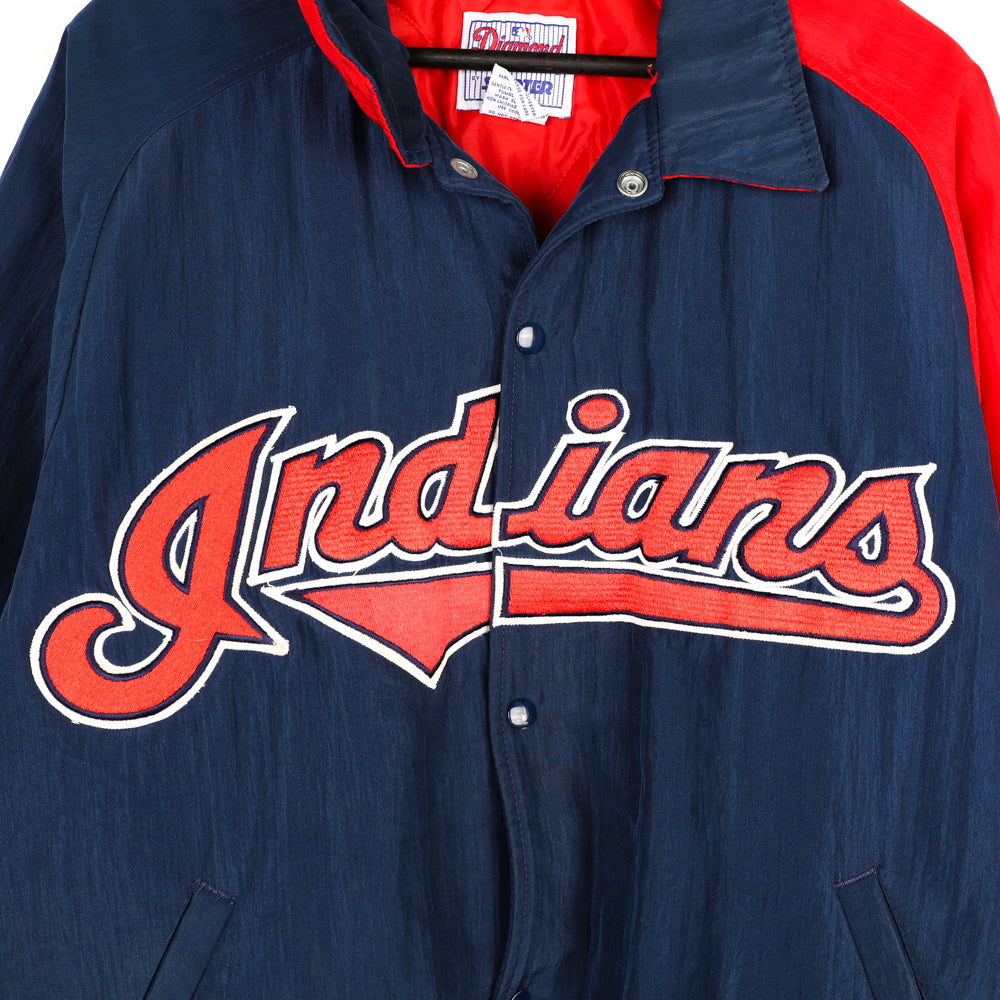 Vintage Starter brand Cleveland Indians Jersey; Size L; Button