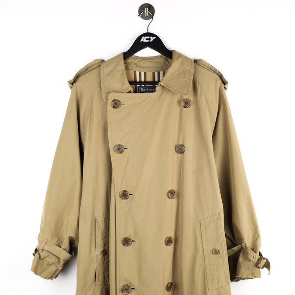 Vintage Burberry Trench Coat Jacket - Womens Medium