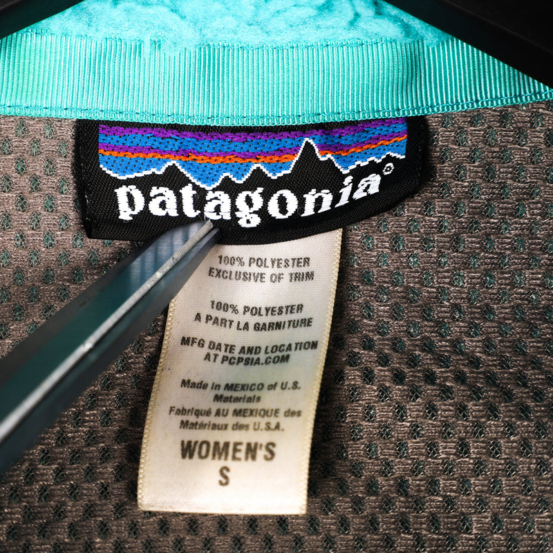 Vintage Patagonia Deep Pile Fleece Zip-Up Jacket - Womens Small