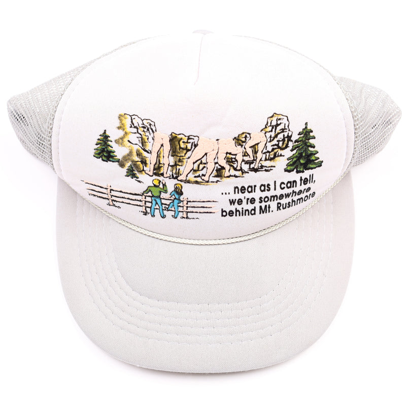 Vintage Mount Rushmore Parody Trucker Hat