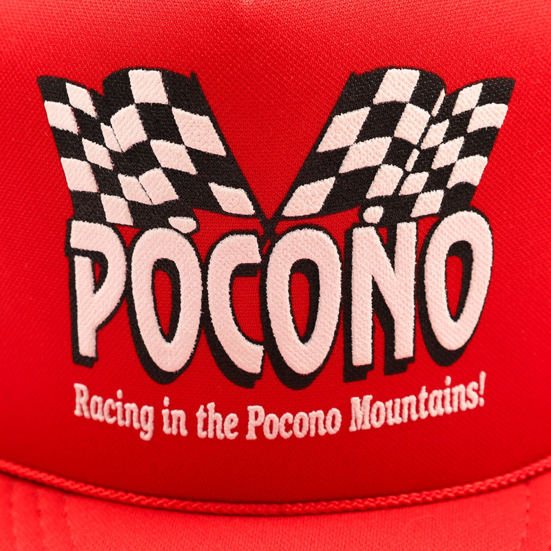 Vintage Pocono Raceway Snapback Trucker Hat