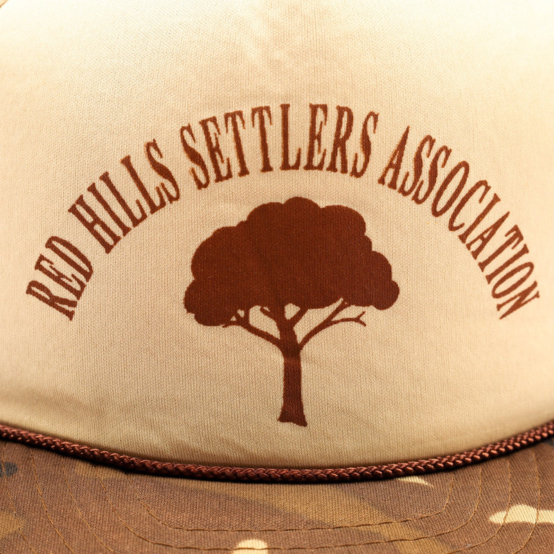 Vintage Red Hills Settlers Association Camo Trucker Hat