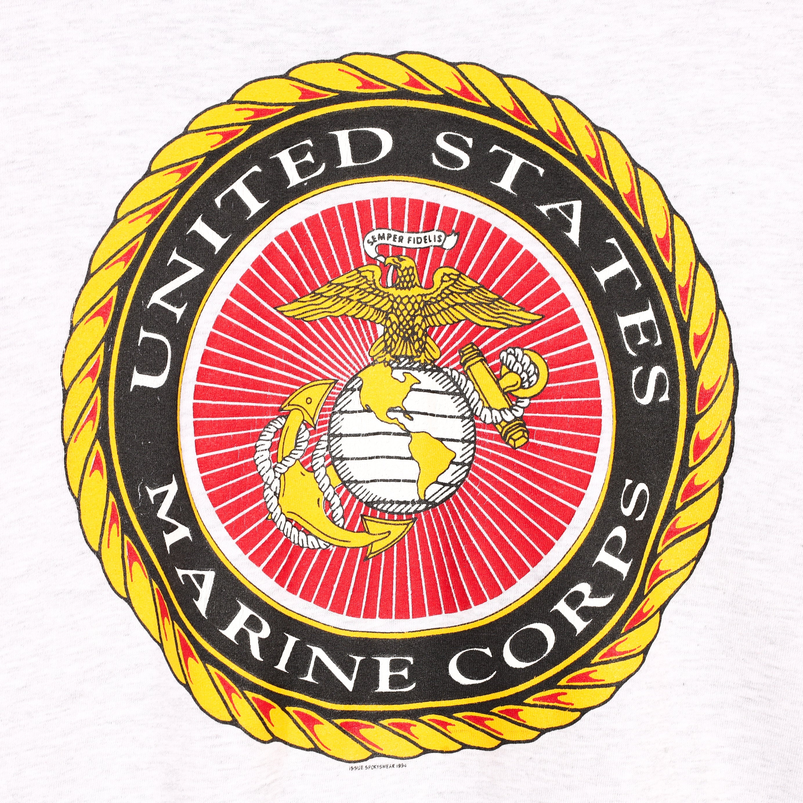 Vintage 1994 United States Marine Corps Graphic T-Shirt - XL
